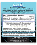 Health Aid L-Taurine 550mg with Vitamin B6 60's