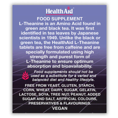 Health Aid L-Theanine 200mg 60's