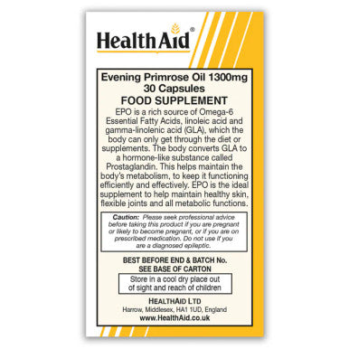 Health Aid Evening Primrose Oil 1300mg 30's