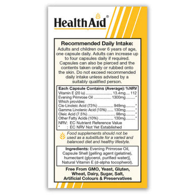Health Aid Evening Primrose Oil 1300mg 30's