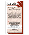 HealthAid Acidophilus Plus 4 Billion Pack of 2 x 60 Capsules (120 Capsules)