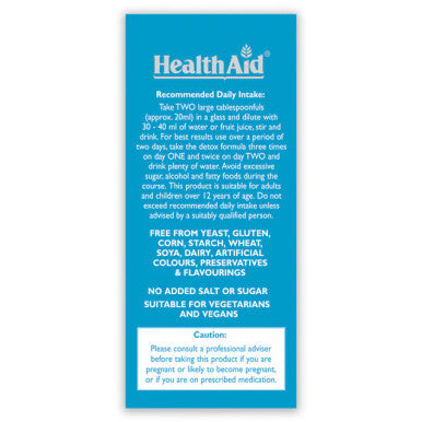 Health Aid 2-Day Detox Plan (13 Active Herbs) 100ml (Currently Unavailable)