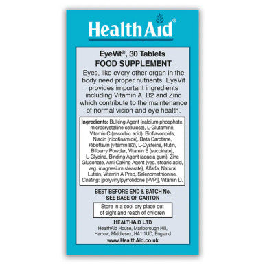 Health Aid EyeVit 30's