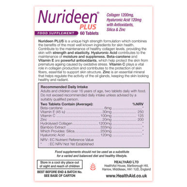 Health Aid Nurideen Plus 60's