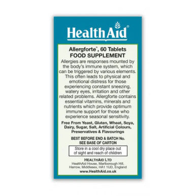 Health Aid AllerGForte Two A Day 60's