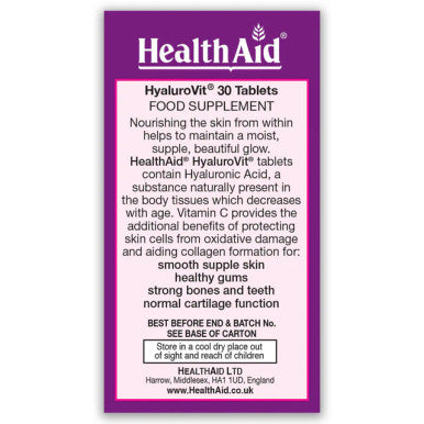 Health Aid Hyalurovit 30's