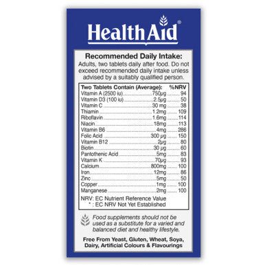 Health Aid Osteovit 60's (Currently Unavailable)
