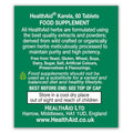HealthAid Karela Extract 1250 mg - 60 Tablets