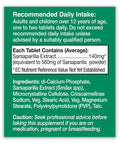 HealthAid Sarsaparilla 560mg - 60 Vegan Tablets