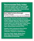 Health Aid Turmeric 750mg 60's