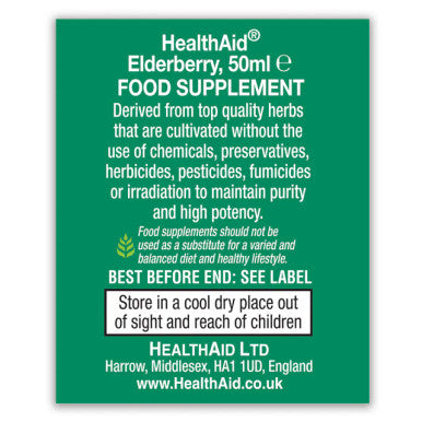 Health Aid Elderberry 50ml