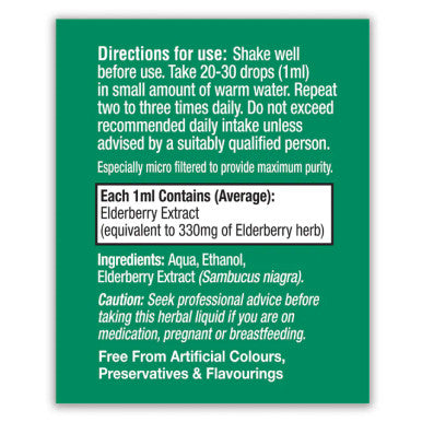 Health Aid Elderberry 50ml