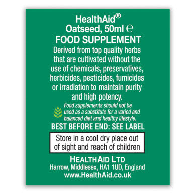 Health Aid Oat Seed 50ml