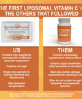 LivOn Laboratories Lypo Spheric Liposomal Vitamin C 1000mg 0.2 fl oz Individual 30 Packets