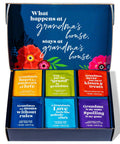 Thoughtfully Gourmet Love You Grandma Tea Set Tea Sampler Includes 6 Flavors of Tea with Inspirational Quotes Great Grandma s Set of 90