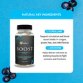 Karamd Boost Nxt | Nitric Oxide Booster Supplement | Natural L-Citrulline & L-Arginine Amino Acids | Improve Energy, Muscle Building & Performance | Non-Gmo, Gluten Free & Vegan Friendly (30 Servings)