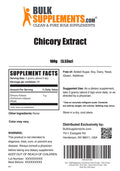 BulkSupplements Chicory Extract Powder - Fiber Supplement - Chicory Root Fiber Powder - Chicory Root Powder - Gut Health Powder - Prebiotic Fiber Powder (100 Grams - 3.5 oz)