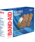 Band-Aid Flexible Fabric Adhesive Bandages 3/4 Inch X 3 Inches 100 Count (Pack Of 4)