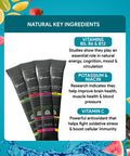 Karamd Pure I.V. - Electrolyte Powder Drink Mix 4 Flavor Bundle Delicious Hydrating Packets With Vitamins & Minerals 1 Lemon Lime - 1 Strawberry Bag - 1 Passion Fruit - 1 Watermelon (64 Sticks)