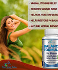 YUMMYVITE Balance Complex For Women - For Vaginal Health, Herbal Detox & Cleanse, Vaginal Probiotics, Supports Healthy Intestinal Flora, Helps With Yeast Infections 60 Capsules