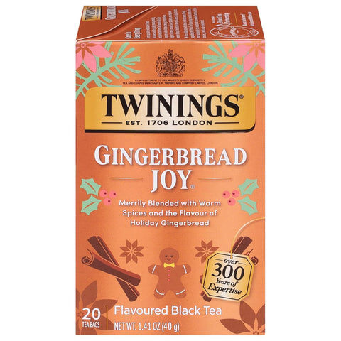 Twinings Lemon & Ginger, Caffeine-Free Herbal Tea Bags, 100 CT Box (1 Pack) | Spicy & Tangy, Ginger, Lemon Peel, Lemongrass, Blackberry Leaves, Soothe Digestion, 100 Foil Lined Individually Wrapped Bags
