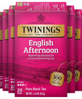 Twinings Lemon & Ginger, Caffeine-Free Herbal Tea Bags, 100 CT Box (1 Pack) | Spicy & Tangy, Ginger, Lemon Peel, Lemongrass, Blackberry Leaves, Soothe Digestion, 100 Foil Lined Individually Wrapped Bags
