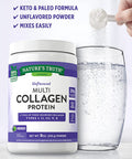 Nature's Truth Multi Collagen Powder | 9 oz | Type I, II, III, V, X | Hydrolyzed Collagen Peptide Protein Powder | Keto and Paleo Friendly | Unflavored | Gluten