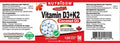 NUTRIDOM Vitamin D3 1,000 IU + K2 120 mcg (120 Softgels)