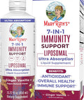 Maryruth Organics Elderberry Liquid with Vitamin C and Zinc for Adults & Kids | 7 in 1 Immune Support & Defense Liquid Vitamins | Vegan | Gluten | Non-GMO | 30 Servings