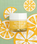DERMA E Vitamin C Intense Night Cream Brightening and Hydrating Facial Skin Renewing Cream Anti-Aging Overnight Facial Moisturizer 2 oz