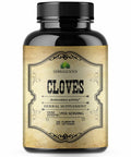 HERBALICIOUS Cloves Capsules - Natural Dietary Supplement - Rich In Vitamins, Minerals, Manganese, Fiber - May Help Strengthen Bones, Promote Digestive Function, Antioxidant Support - 100 Caps
