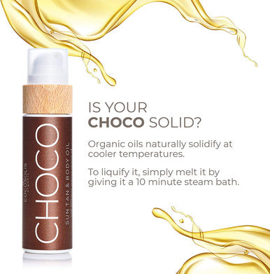 COCOSOLIS Choco Tan Accelerator with Vitamin E, Bio Oil Body Lotion for Natural Tan (110 ml)