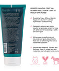 Bare by Vogue Tinted Gradual Tan Moisturiser - Hydrating Streak-Free Tanning Lotion - Enriched with Vitamin E Glycerin Grape & Sunflower Seed Oil - Buildable Sun-Kissed Glow 200ml