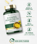 Carlyle Evening Primrose Oil Capsules 1000Mg | 80 Softgels | Non-Gmo & Gluten Free