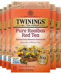 Twinings Lemon & Ginger, Caffeine-Free Herbal Tea Bags, 100 CT Box (1 Pack) | Spicy & Tangy, Ginger, Lemon Peel, Lemongrass, Blackberry Leaves, Soothe Digestion, 100 Foil Lined Individually Wrapped Bags