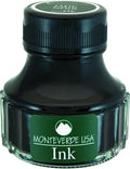 MONTEVERDE Bottle Ink, 90ml, Mulberry-Noir (G308UN) | Dark-toned Noir fountain pen ink with smooth flow, rich depth, and expressive writing character.