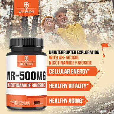 Nad+ Supplement With Nicotinamide Riboside 500Mg - Cellular Energy & Repair, Healthy Aging, Wellness - 90 Capsules - 3 Month Supply