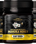 FREZZOR Premium New Zealand Raw Multifloral Manuka Honey with UAF1000+ Super Antioxidant, 230% More Bioactive, Best Support for Everyday Wellness, Antioxidant Superfood, 1 Jar (8.8oz/250g)