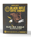 Black Rifle Coffee Company Electric Eagle Espresso Medium Roast Coffee Rounds 22 Single Serve Coffee Pods