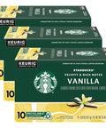 Starbucks K-Cup Coffee Pods, Caramel Naturally Flavored Coffee For Keurig Brewers, 100% Arabica, 1 Box (22 Pods)