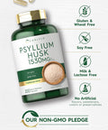 Carlyle Psyllium Husk Capsules 1530Mg | 200 Count | High Potency Fiber Supplement | Non-Gmo, Gluten Free