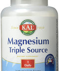 Kal 500 Mg Magnesium Triple Source Tablets, 100 Count
