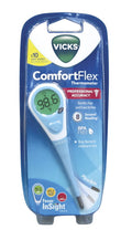 Vicks ComfortFlex Digital Thermometer Accurate Color Coded Readings in 8 Seconds Digital Thermometer for Oral Rectal or Under Arm Use