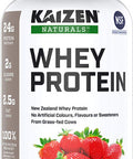 Kaizen Naturals Whey Protein - Strawberries & Cream 840g 840 gram Strawberries & Cream