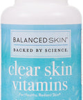 Clear Skin Vitamins For Women & Men - Supplement For Healthy Glowing Skin And Acne Control - Patented And Dermatologist Developed Hormonal & Cystic Acne Pills