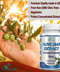 YUMMYVITE Premium Olive Leaf Extract - Extra Strength: 20% Oleuropein - 750Mg - Vegetarian - No Oil - Immune Support & Antioxidant Supplement, Non-Gmo - 60 Capsules