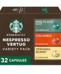 Starbucks by Nespresso Vertuo, Blonde & Medium Roast Variety Pack Coffee, 30-count Coffee Pods, Brews 7.8 oz.