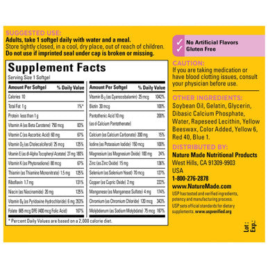 Nature Made Women'S Multivitamin 50+ Softgels 60 Count For Daily Nutritional Support (Pack Of 3)