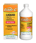 American Health Ester-C Liquid With Citrus Bioflavonoids, Berry Flavor, 250 Mg, 8 Fl Oz (237 Ml)