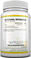 Vitamin E 400 IU, 180 Softgels 6 Month Supply, Vitamin E Capsules, Natural Source Vitamin E, D-Alpha Tocopherol, High Potency and Absorption, Made in The UK